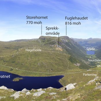 Høgeheidarunda – (delar av turen på rute 54) – frå Kilebrekka via Høgeheida til Øverberg